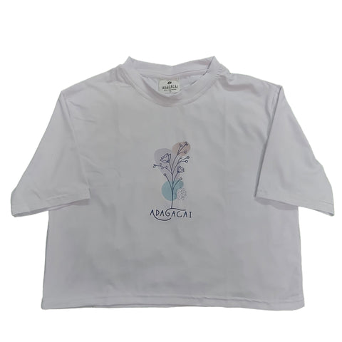 ADAGACAI Flower Crop Top