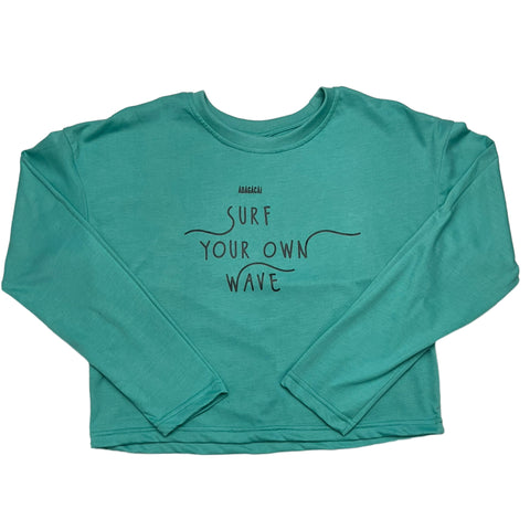 Surf Your Own Wave Crop Top